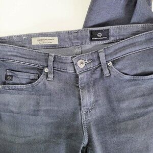 AG Adriano Goldschmied Jeans Womens 24 The Legging Ankle Super Skinny Ankle Gray